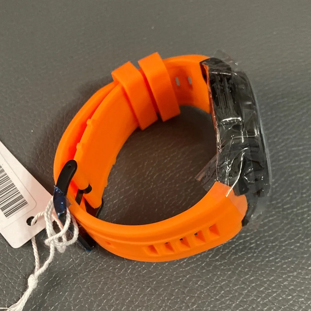 Activa Men's Watch - 44mm Case - Orange Band (ACW9349-001)